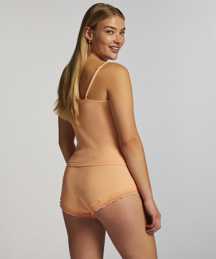 Hunkemöller Short Rib Lace Almost apricot