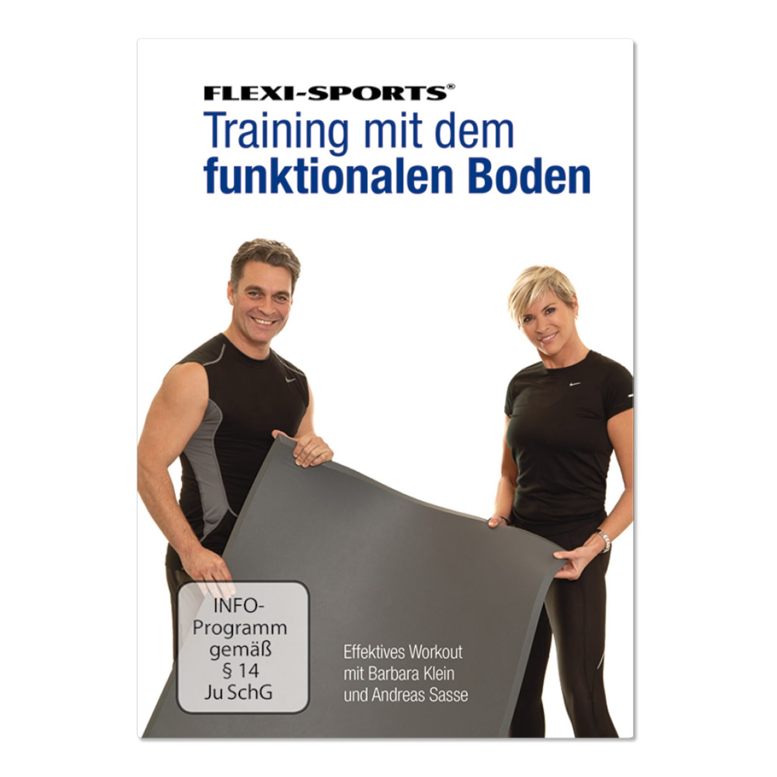Functional Training Bodenmatte Grün + Übungs-DVD \