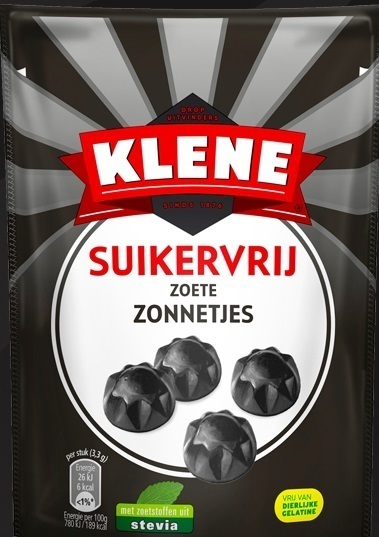 Klene Zoete Zonnetjes Suikervrij 110g