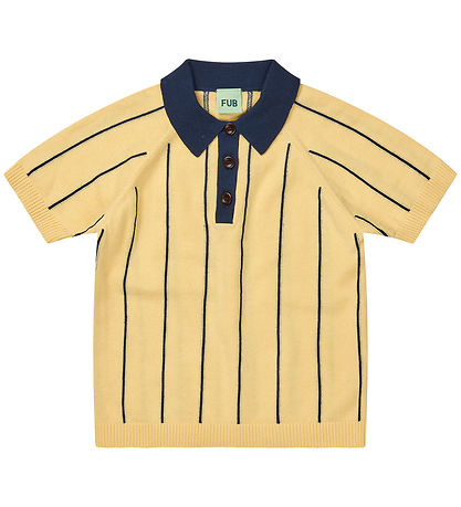 FUB Polo - Vanilla/Dark Navy