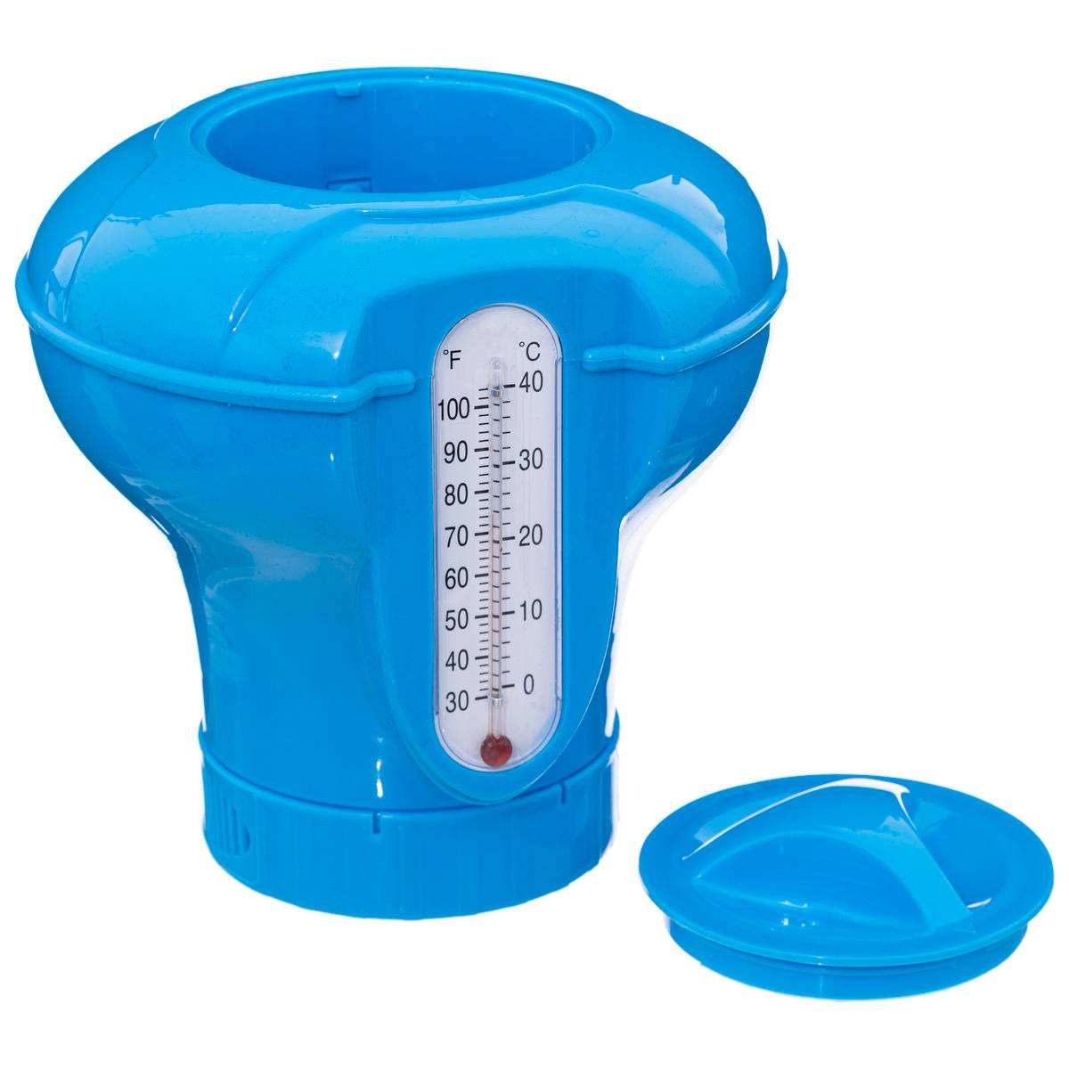 Distributeur chlore + thermomètre
