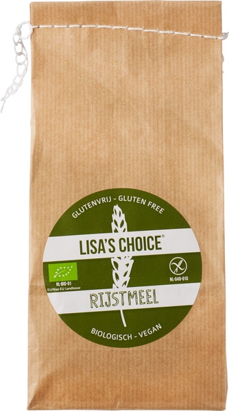 Lisa’s Choice Rijstmeel Glutenvrij (450 gr)