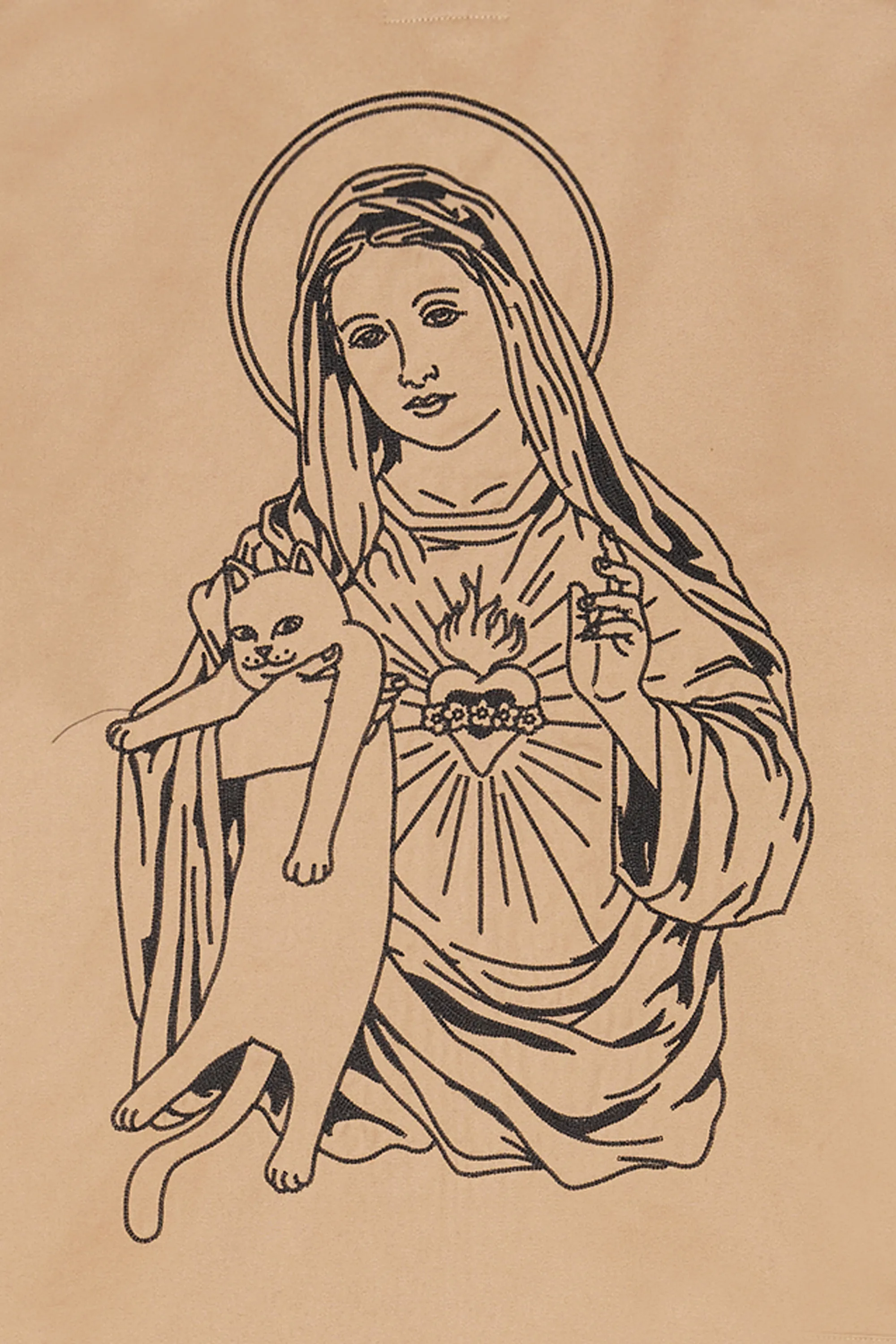 RIPNDIP Veste MOTHER MARY WO Marron
