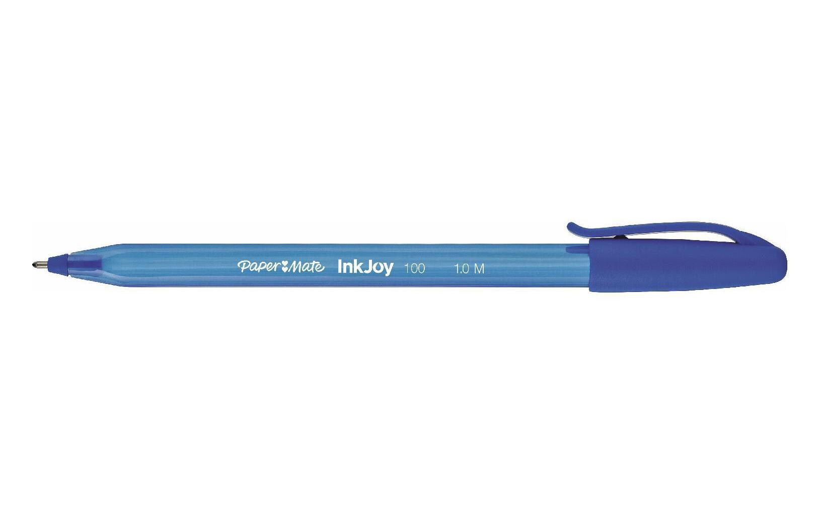 Kugelschreiber Inkjoy 100 Cap 1 mm, Blau, 50 StückKulis mit Kappe