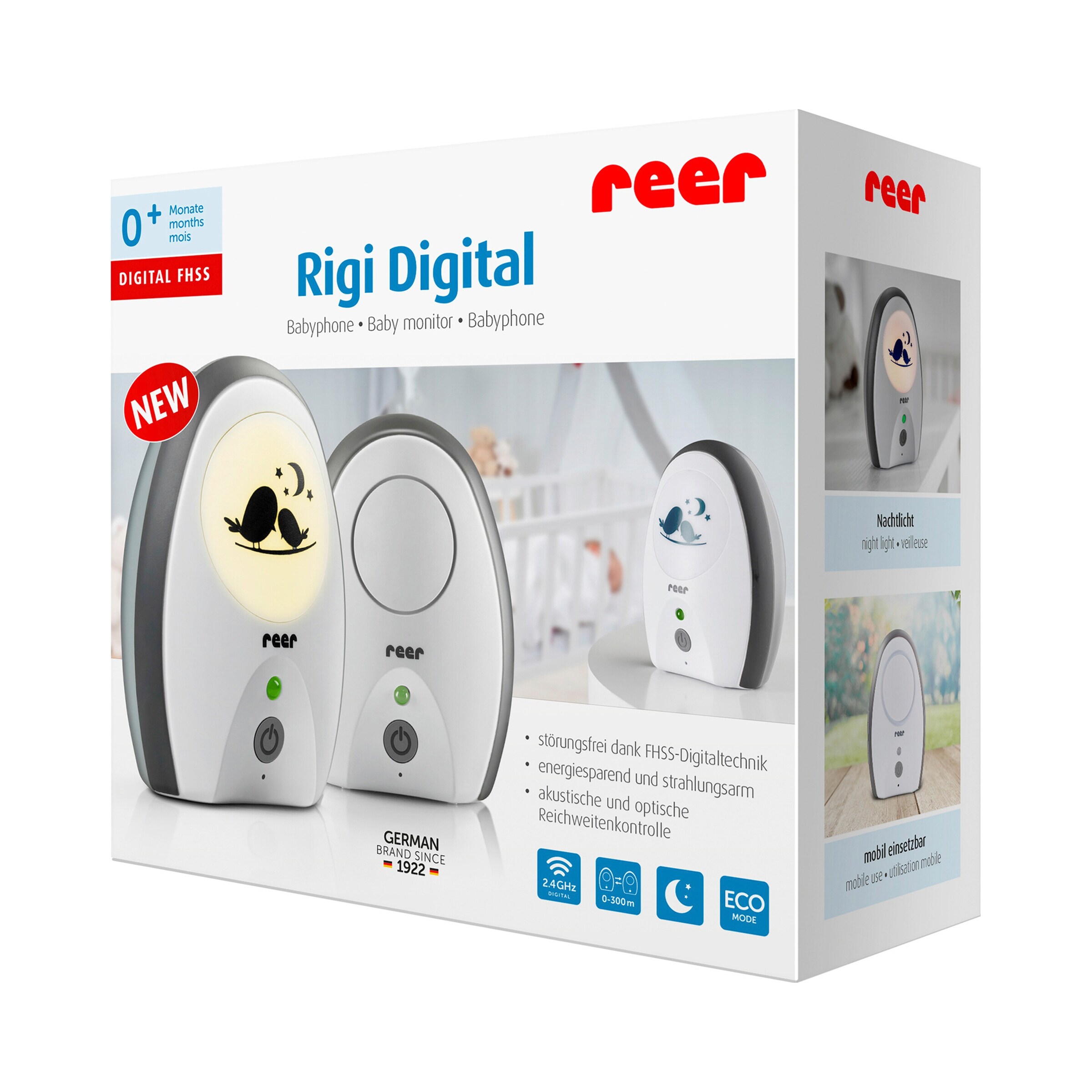 reer Babyphone Rigi Digital, 300 m