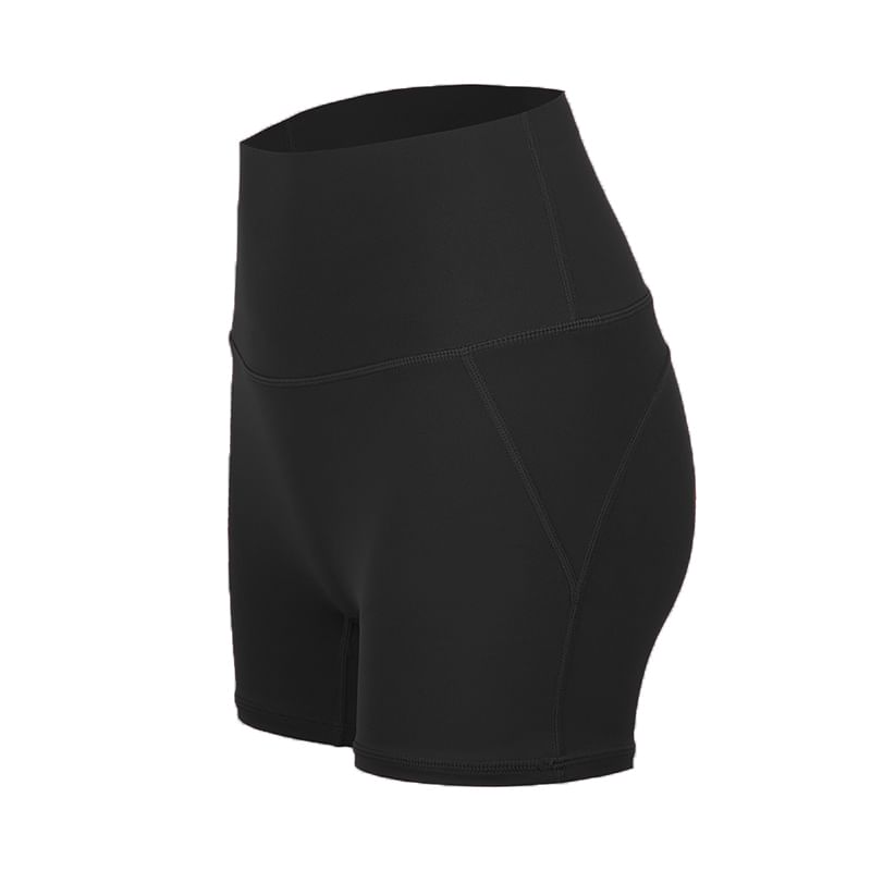 Claduodoe - Hoge taille effen yogashorts