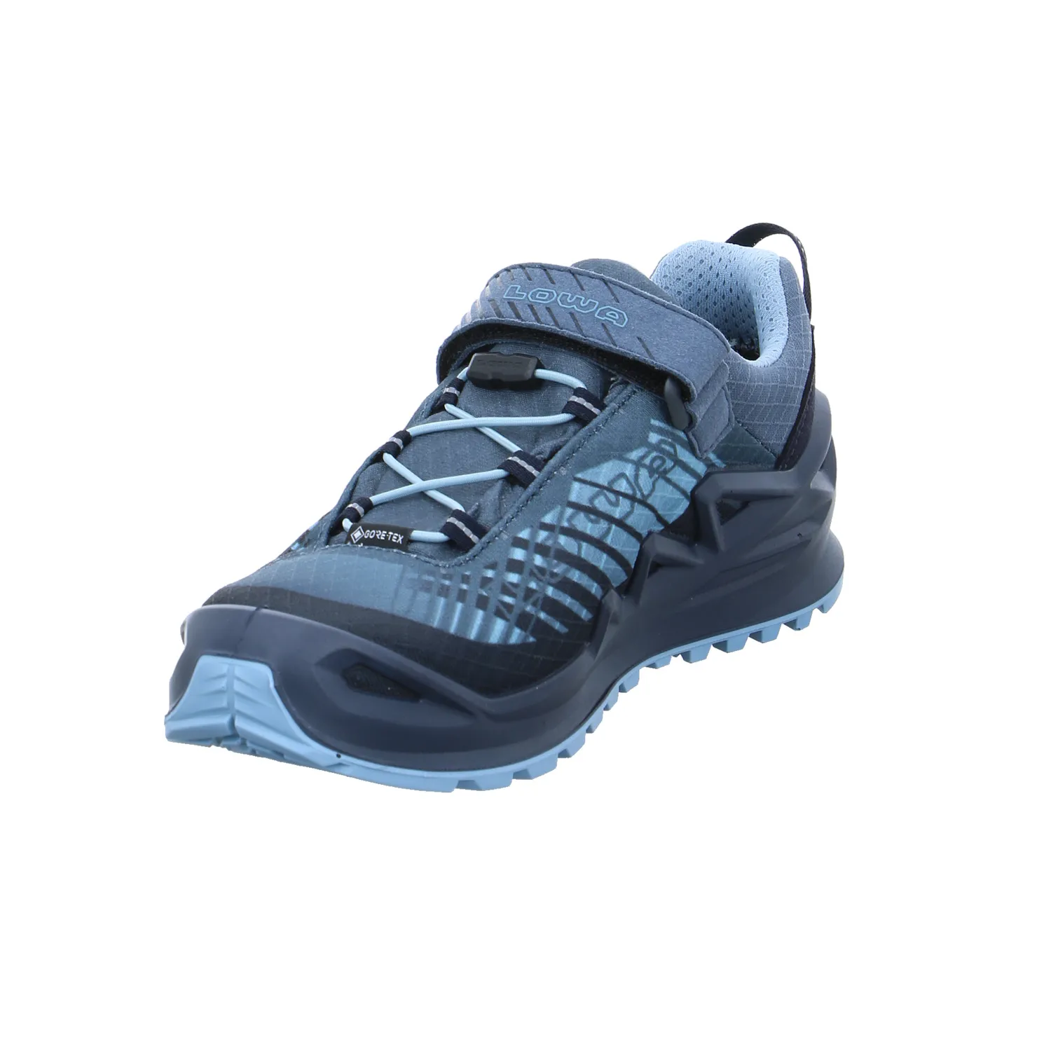LOWA Jugend-Halbschuh Jeansblau Textil  Sneaker Outdoor