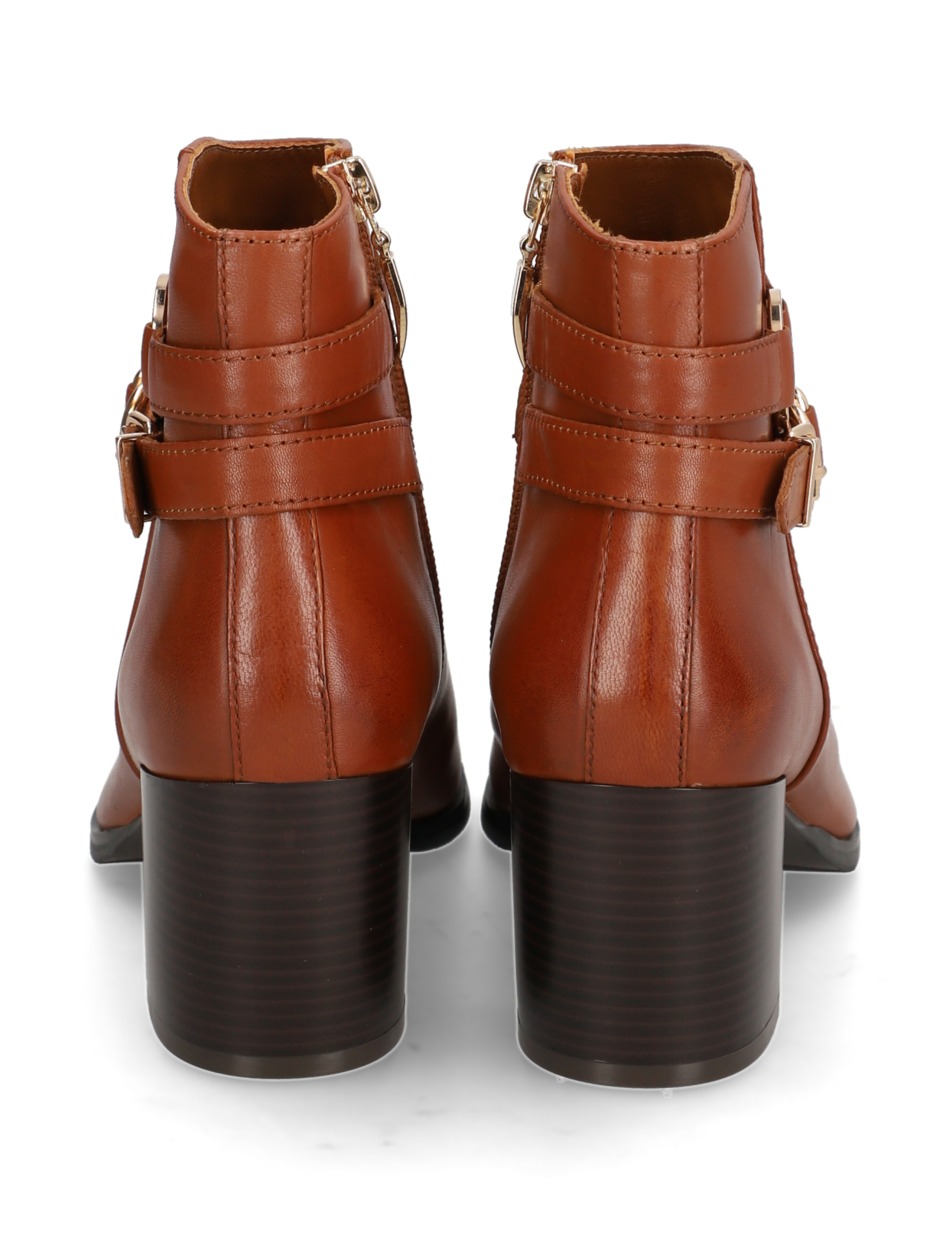 Glattleder Stiefelette
