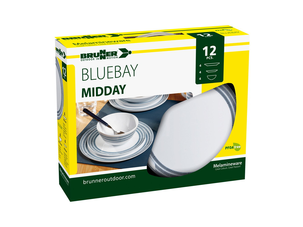 Brunner Midday Bluebay 12-delig serviesset