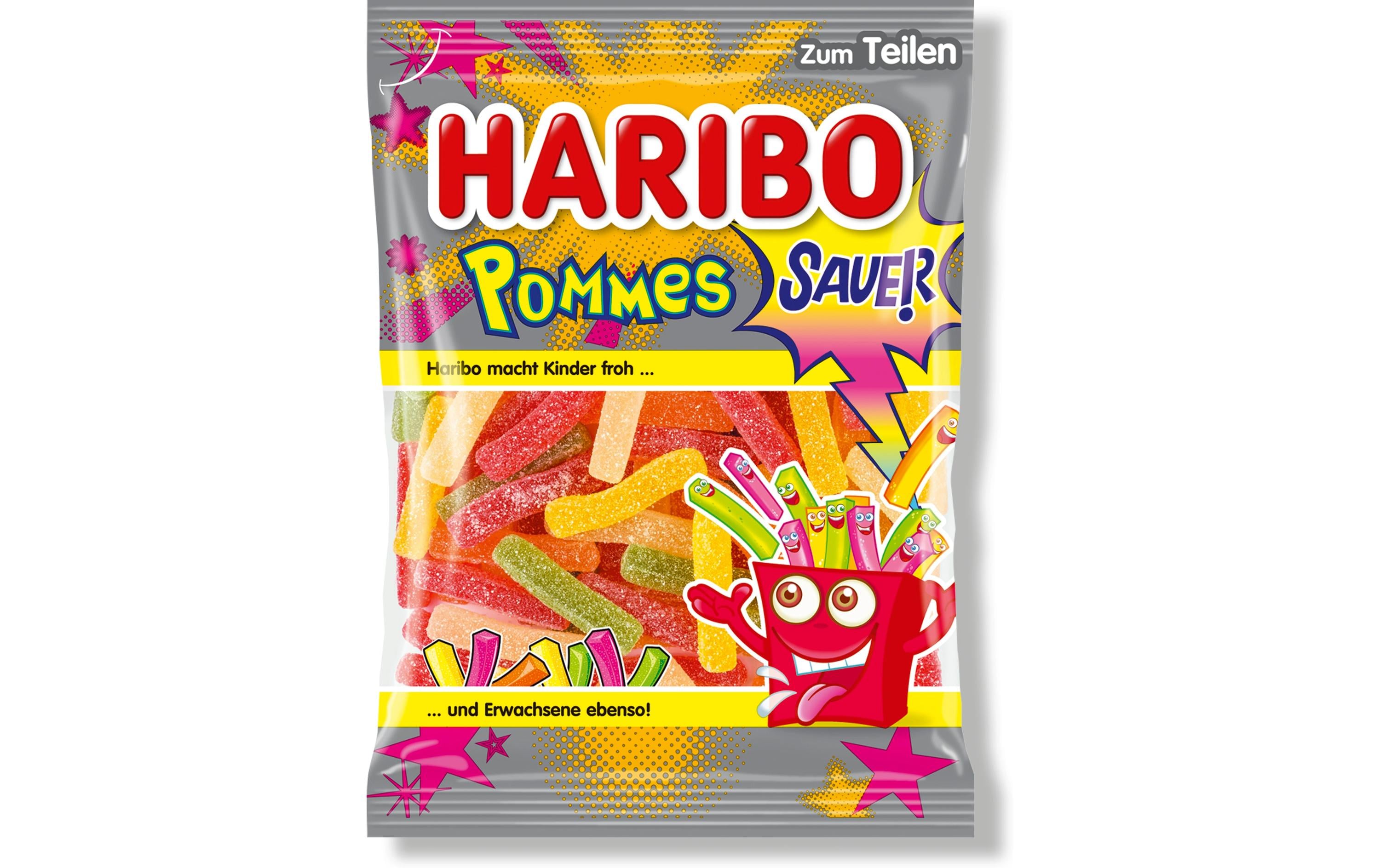 Gummibonbons Saure Pommes 175 gGezuckerte Fruchtgummis