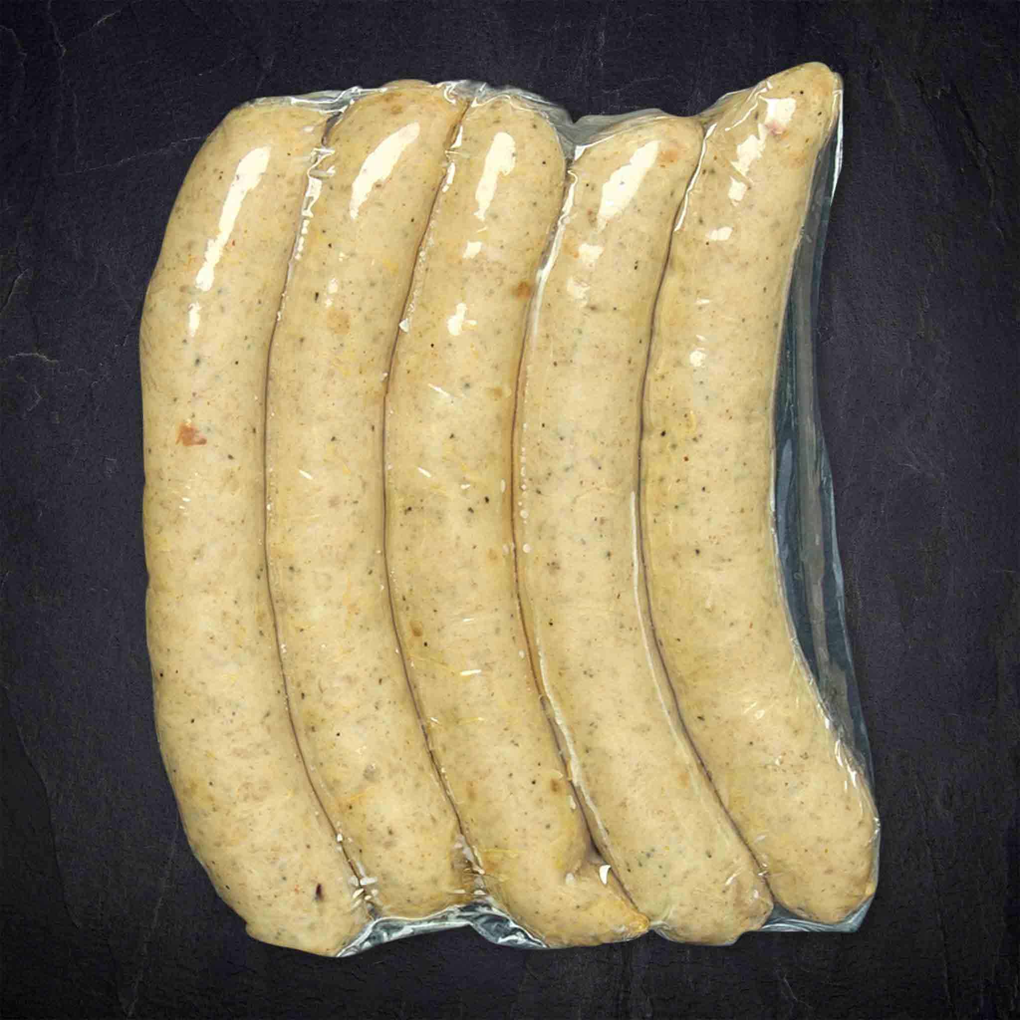 Apfel - Zwiebel Bratwurst