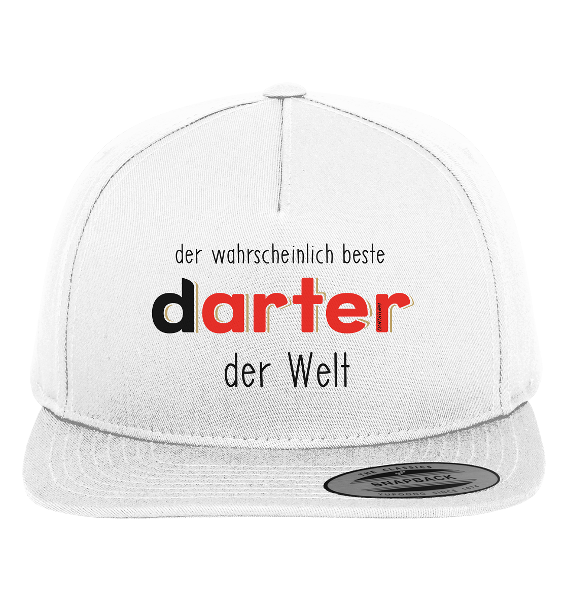 DartSturm - Der wahrscheinlich beste darter der Welt Schwarz - Premium Snapback