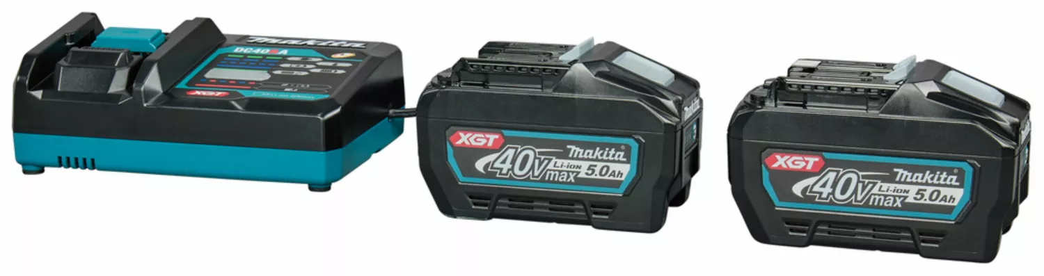 Makita 1911V6-0 40V Li-ion accu starterset (2x 5.0Ah accu)   lader