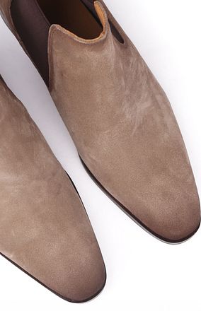 Suitable Chelsea Boot Suede Beige 15632-S0173 kopen