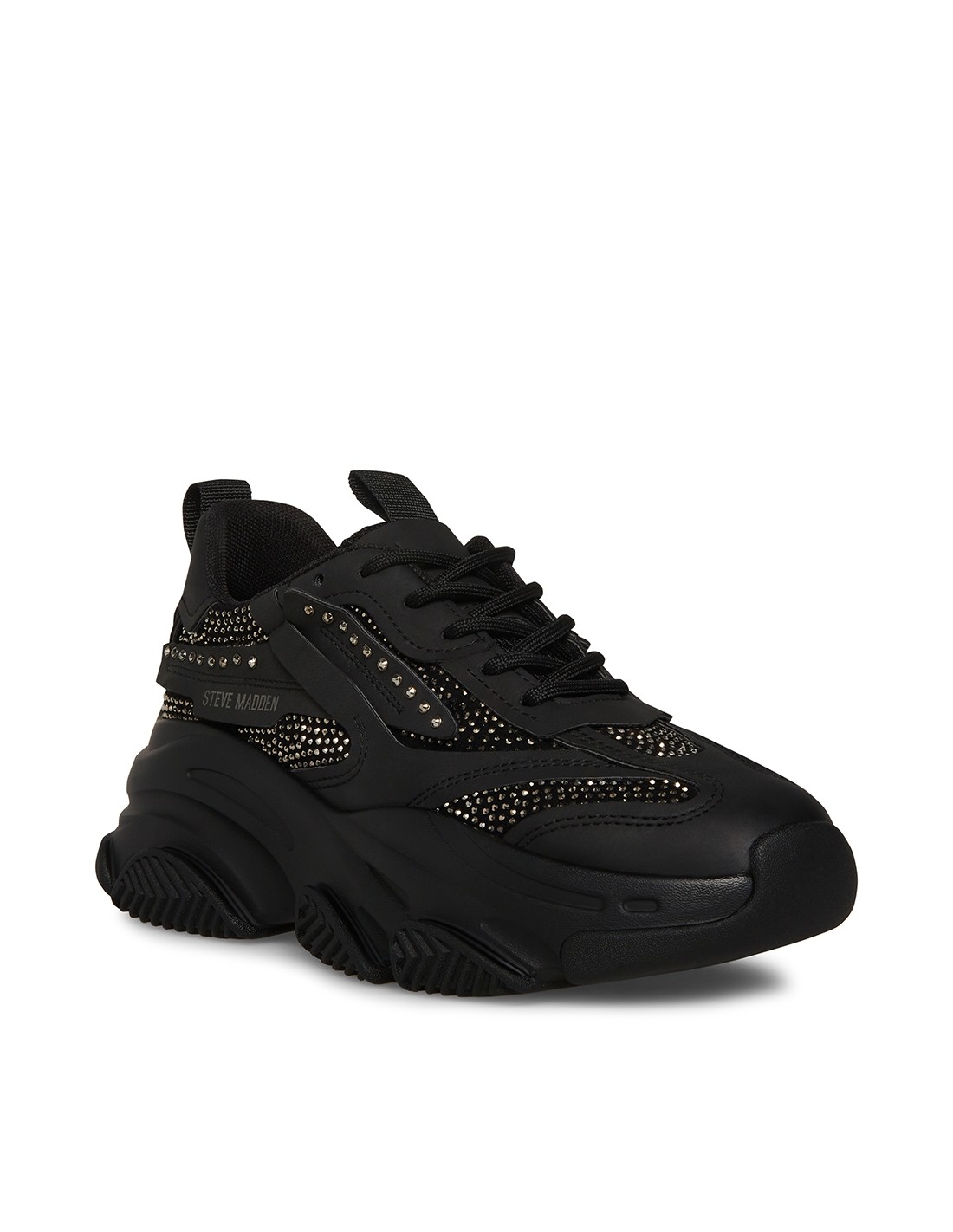 steve madden Baskets de ville femme possesionr sneaker black