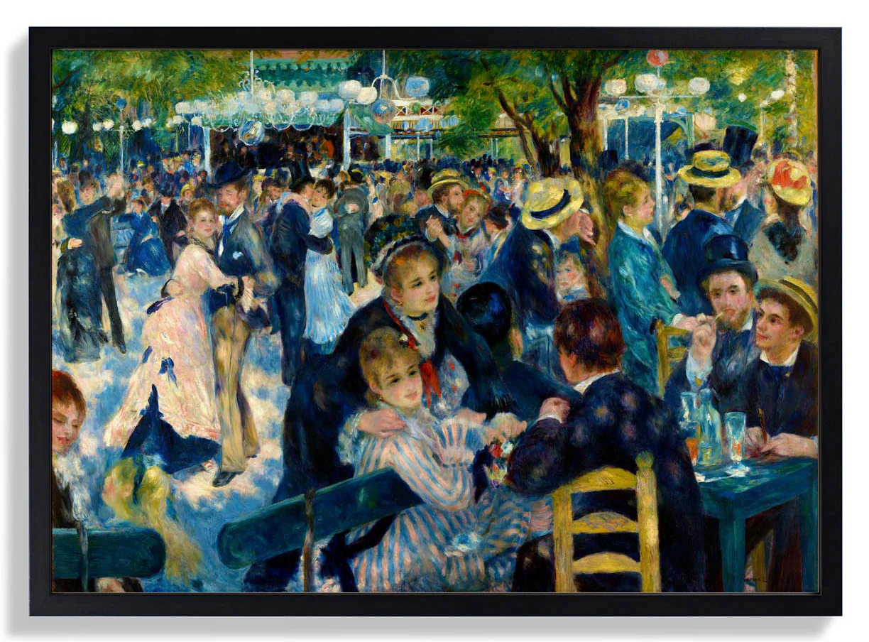 Bal du le Moulin de la Galette Gemälde von Pierre A. Renoir