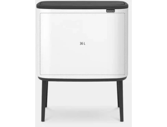 BRABANTIA - Poubelle Touch Bo Touch Bin, 36L - White 313509