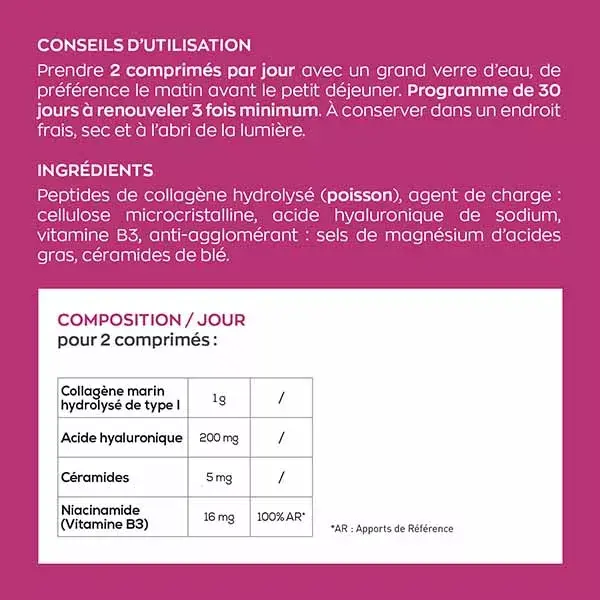 Granions Skin Hydration Complex - Caixa com 60 comprimidos