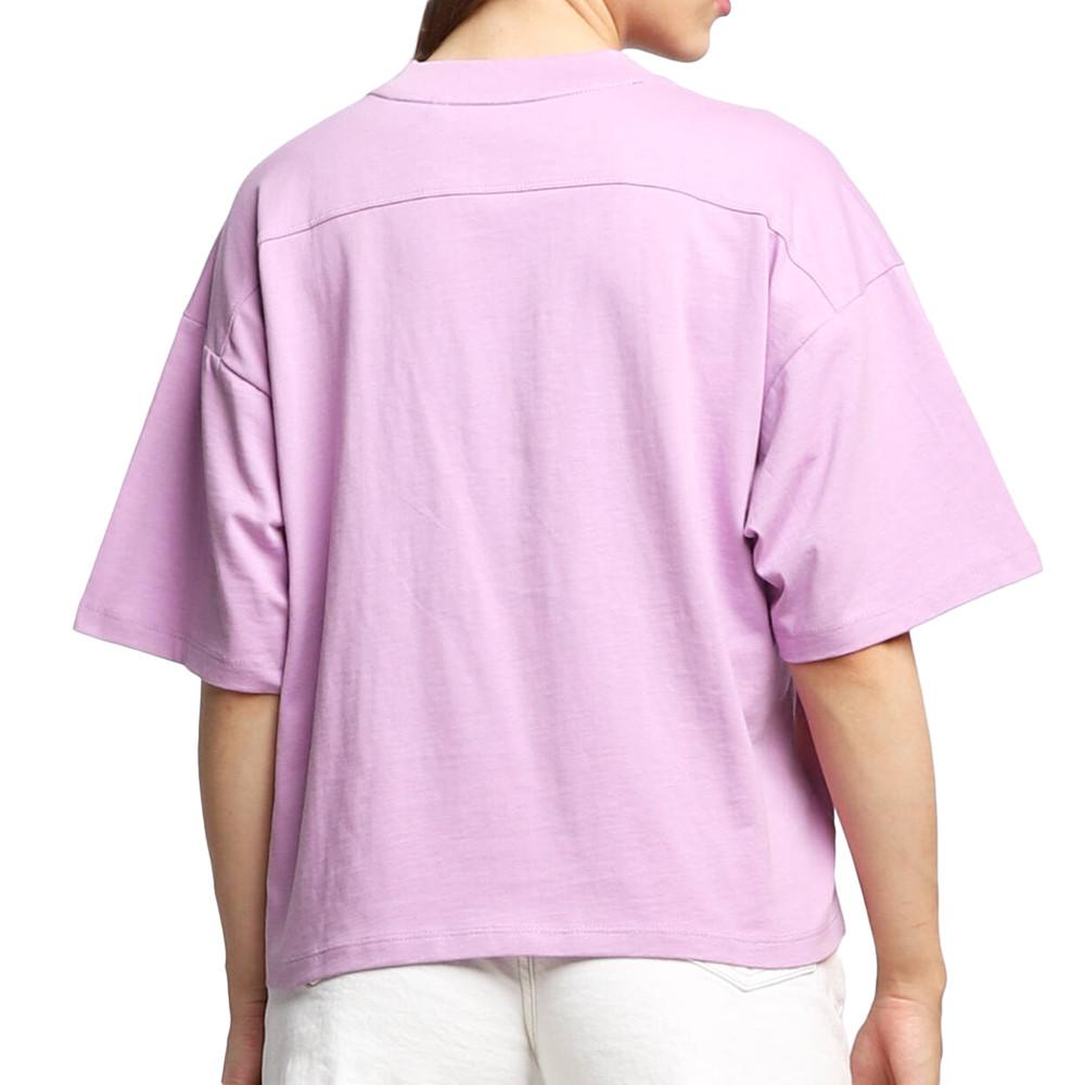 Superdry T-shirt Violet Femme Superdry Tech Boxy