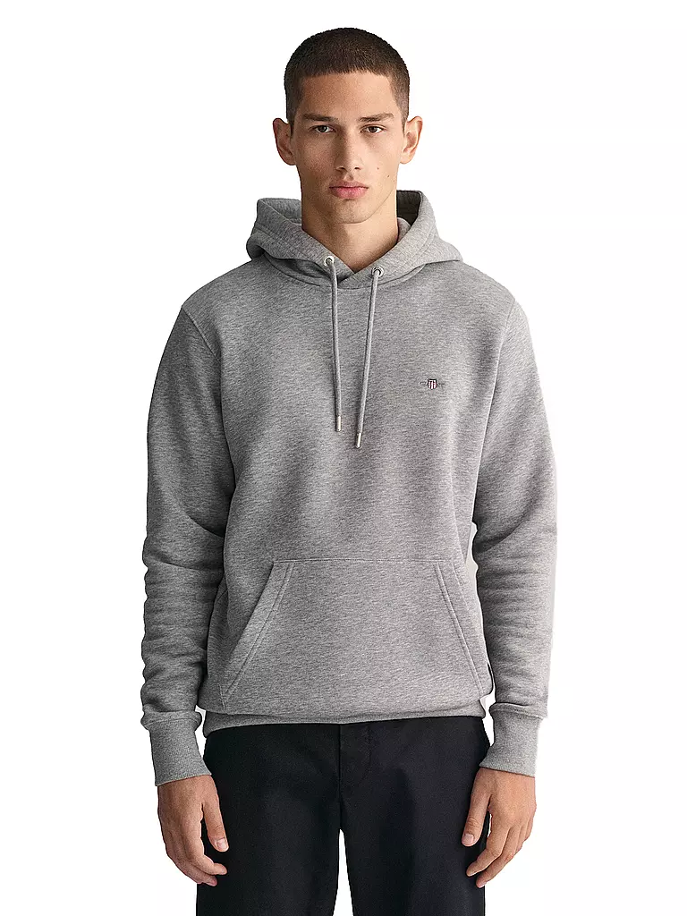 GANT Kapuzensweater - Hoodie  grau