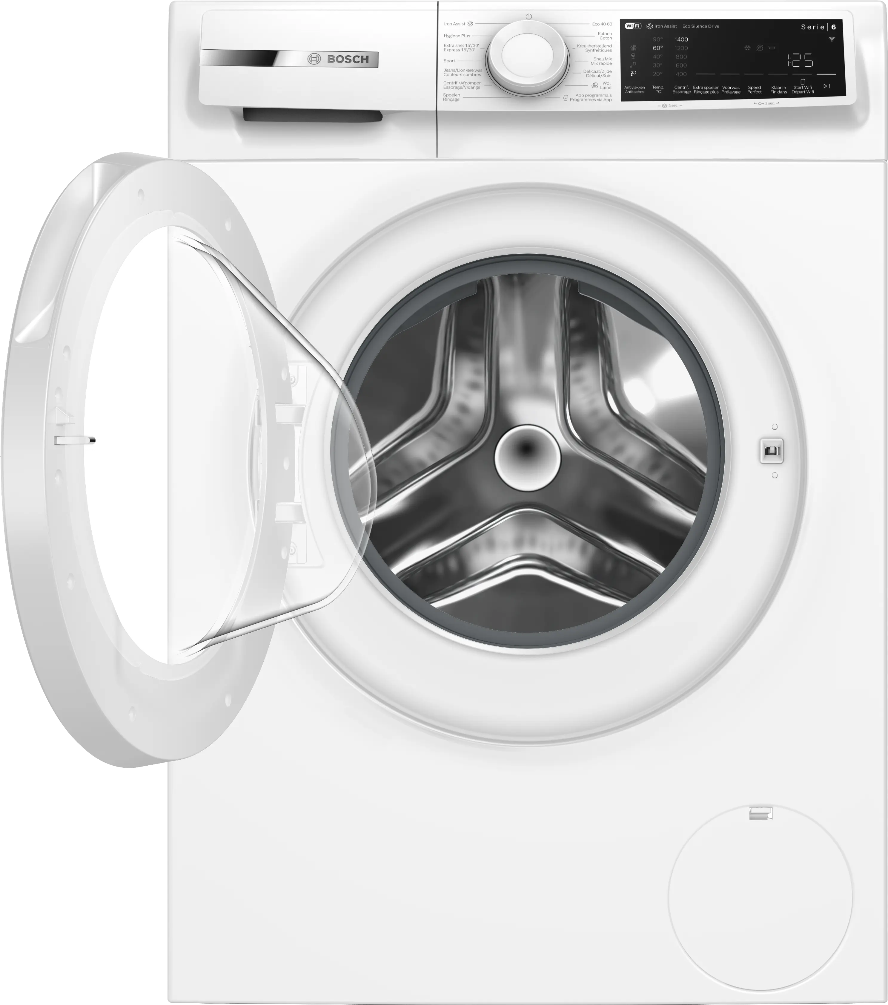 Serie 6 Wasmachine, voorlader 8 kg max. 1400 rpm