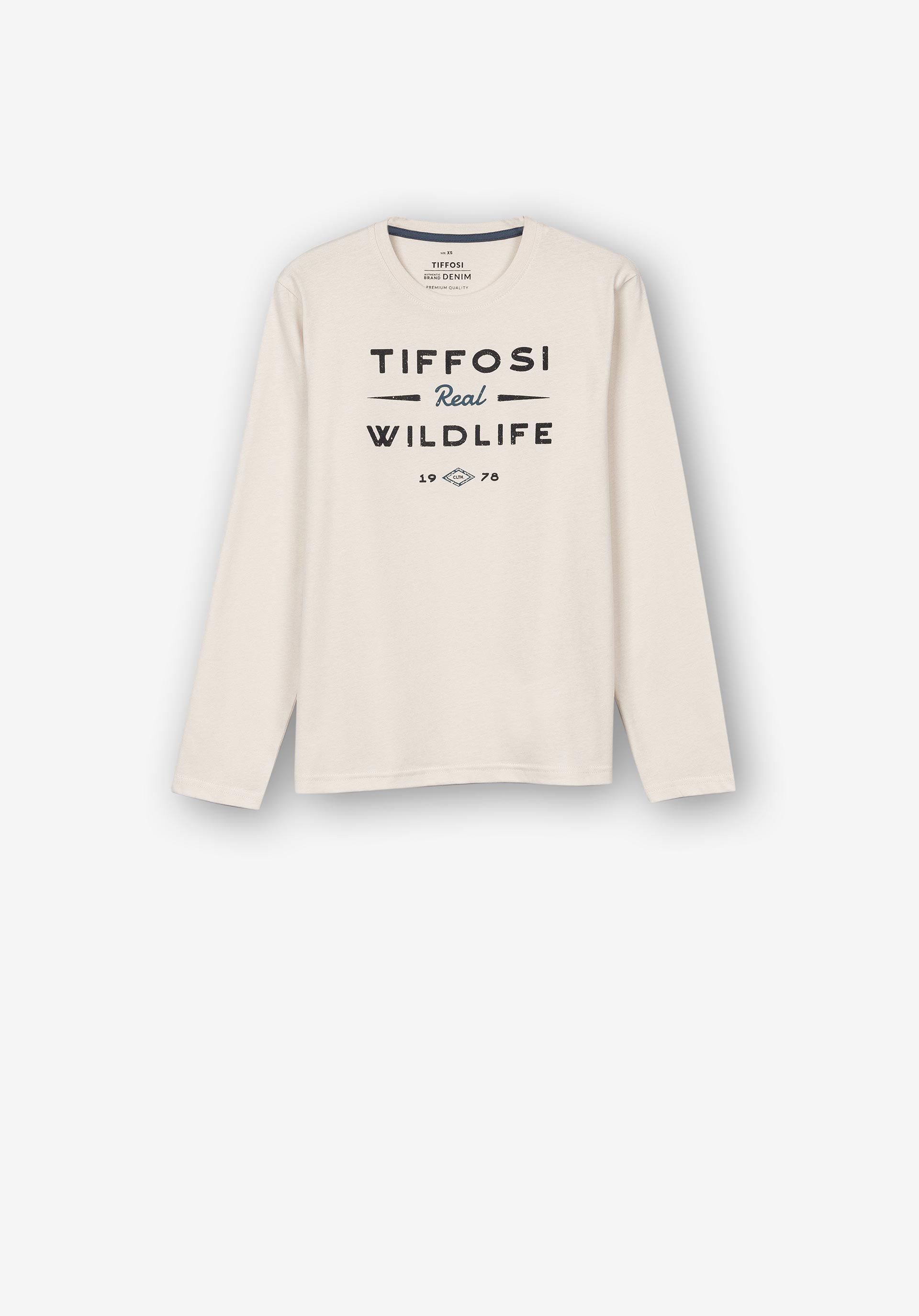 T-shirt com Estampado Frontal