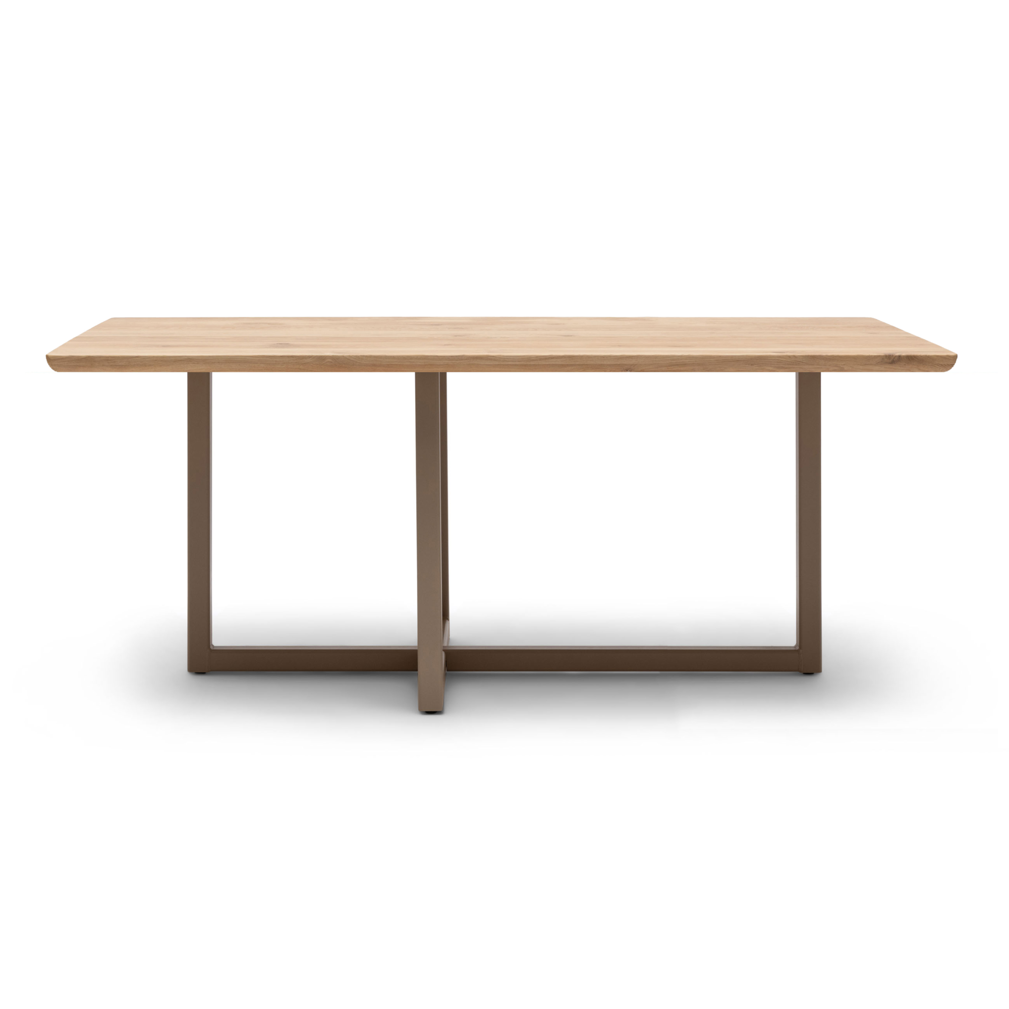 Eettafel Mylo groove naturel 160x120 cm
