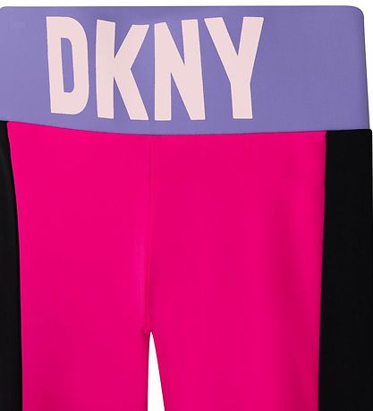 DKNY Leggings - Rose Peps/Schwarz