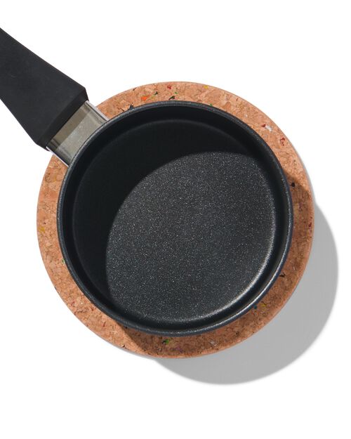 dessous de plat théière Ø 18 cm liège terrazzo recyclé