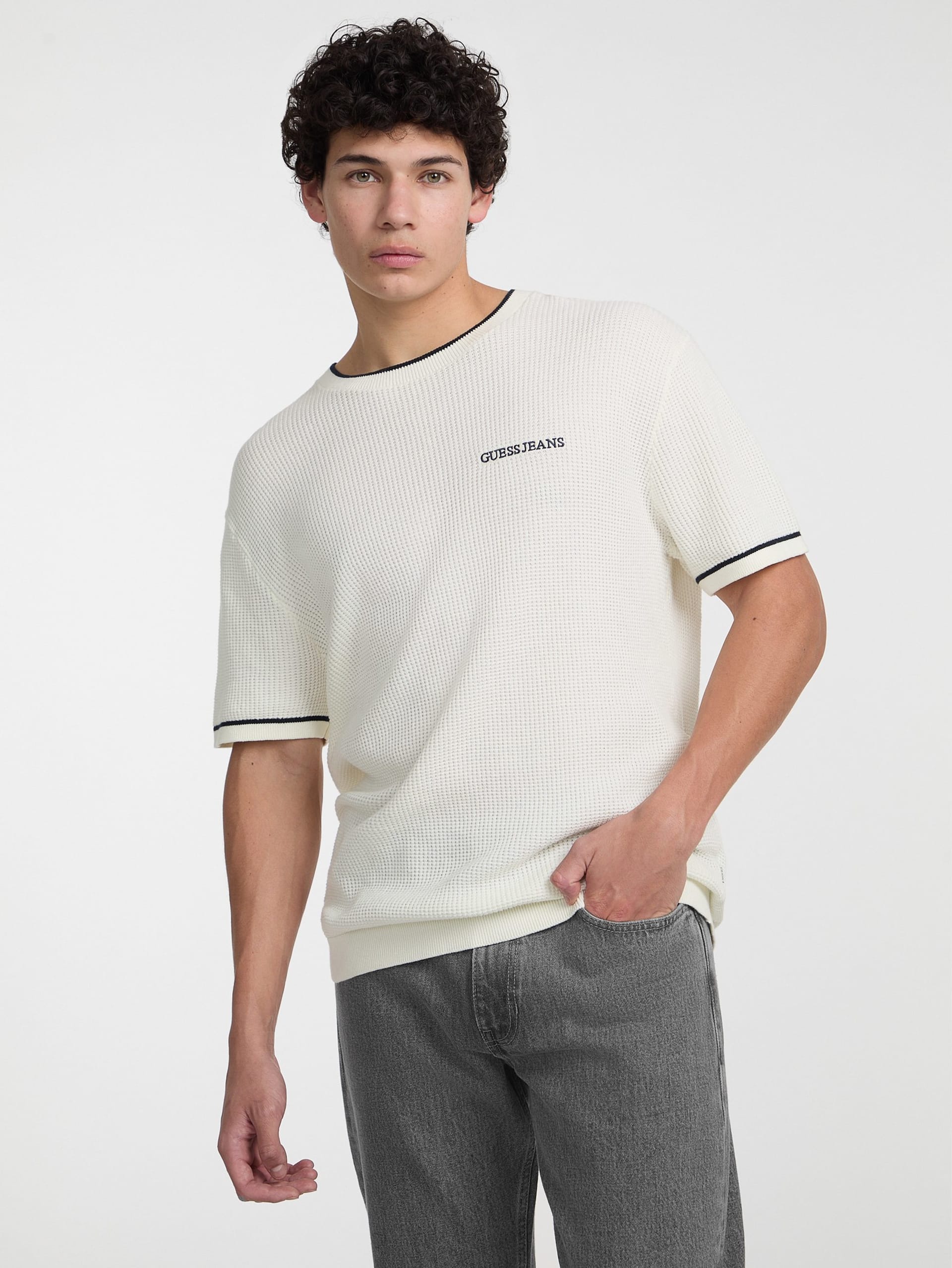 Camiseta de gola redonda