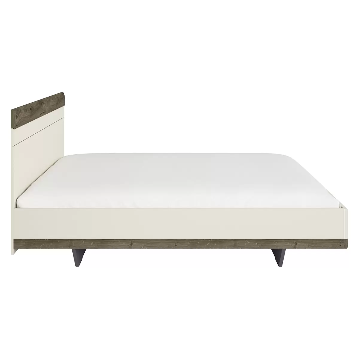 Bett Sajo-Extra 180x200 champagner,dunkelbraun