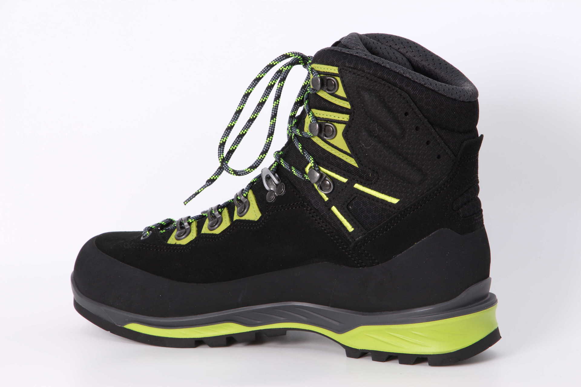 Lowa Ticam Evo GTX extra breit schwarz / limone