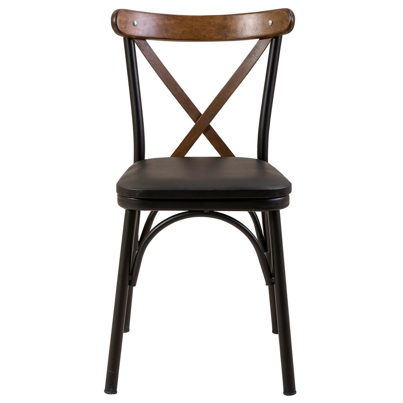 Wooden Art Table + 2 chaises OLV noir