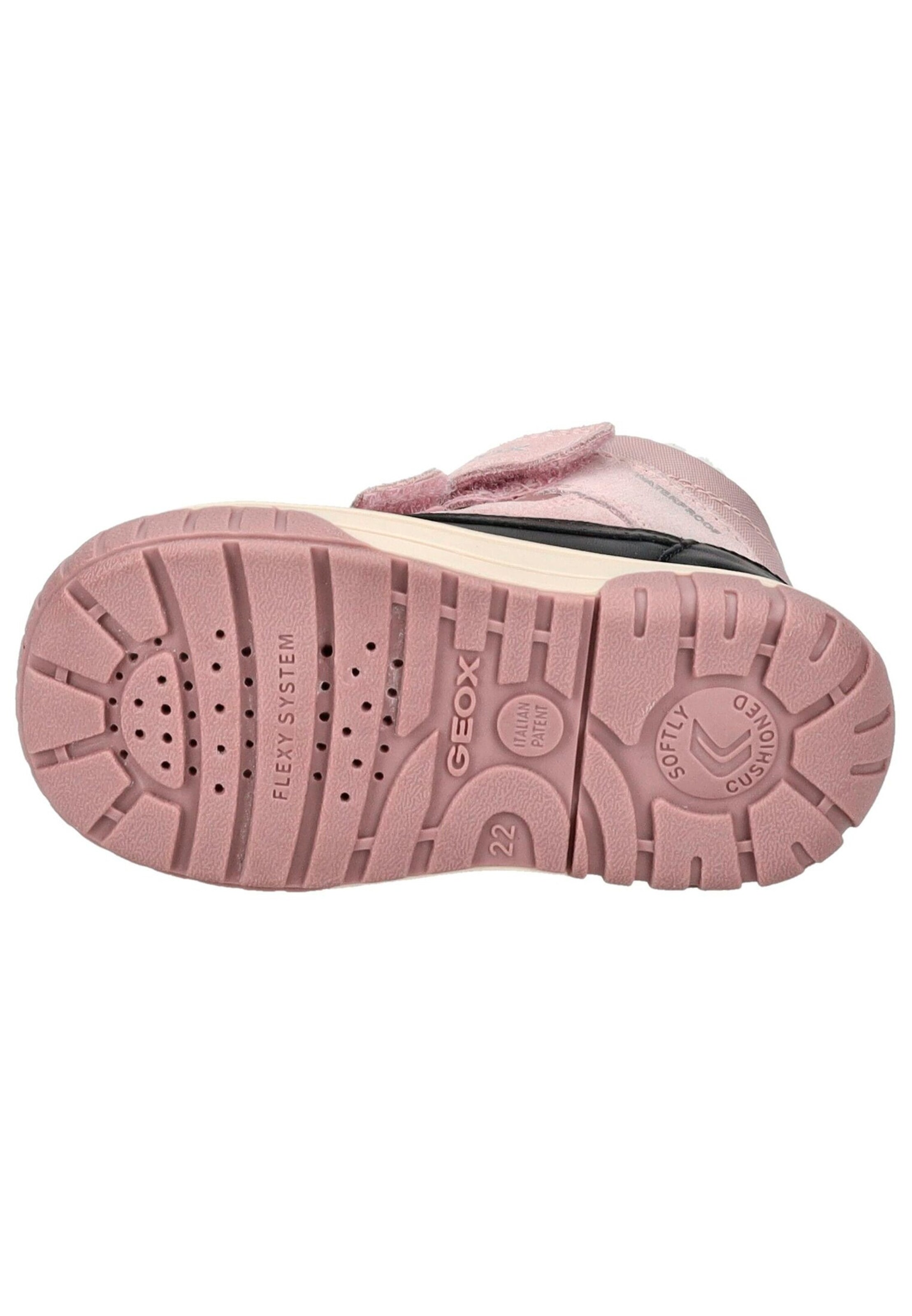 GEOX Stiefelette Schwarz/Rosa