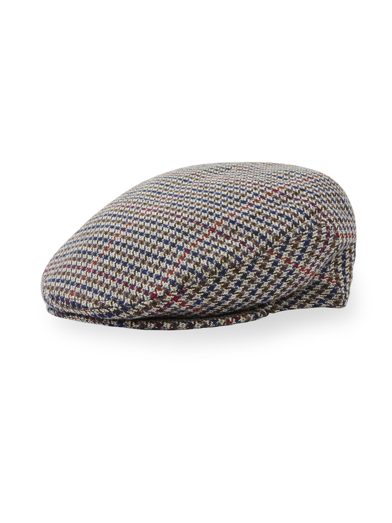 Casquette à carreaux 25% laine