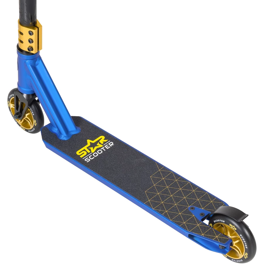 Star Scooter Roller Stunt Trick 110mm Semi Prof blau