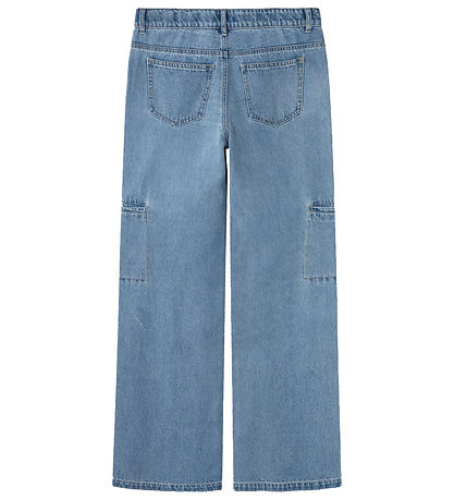 LMTD Jeans - Cargo - NlfNaraizza - Medium Blue Denim