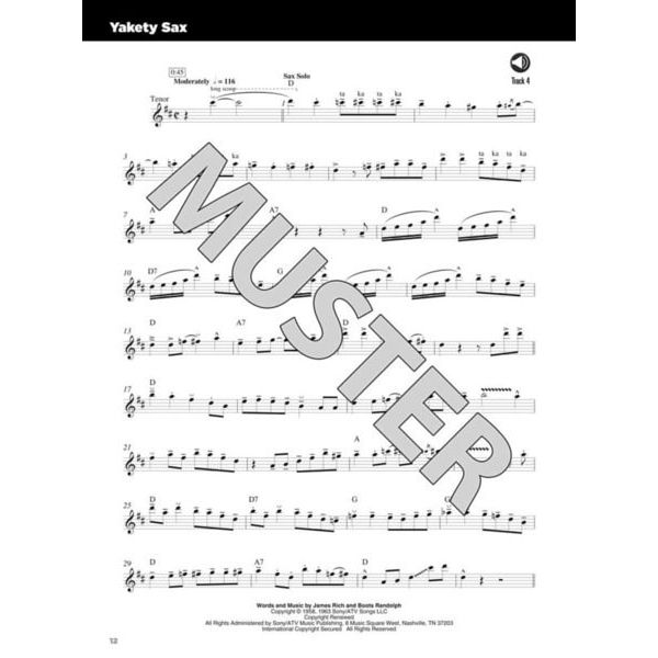 Hal Leonard 25 Great Sax Solos