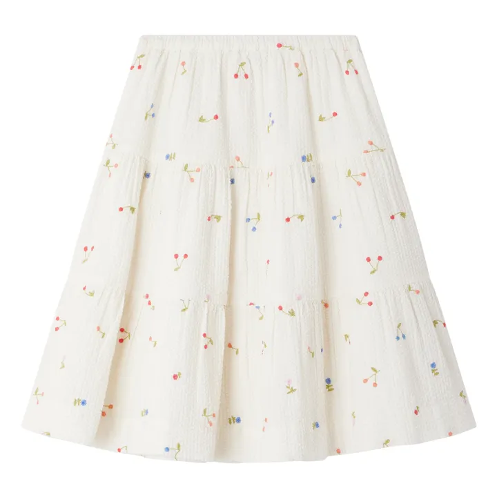 Bonpoint Jupe Cerises Lise | Blanc