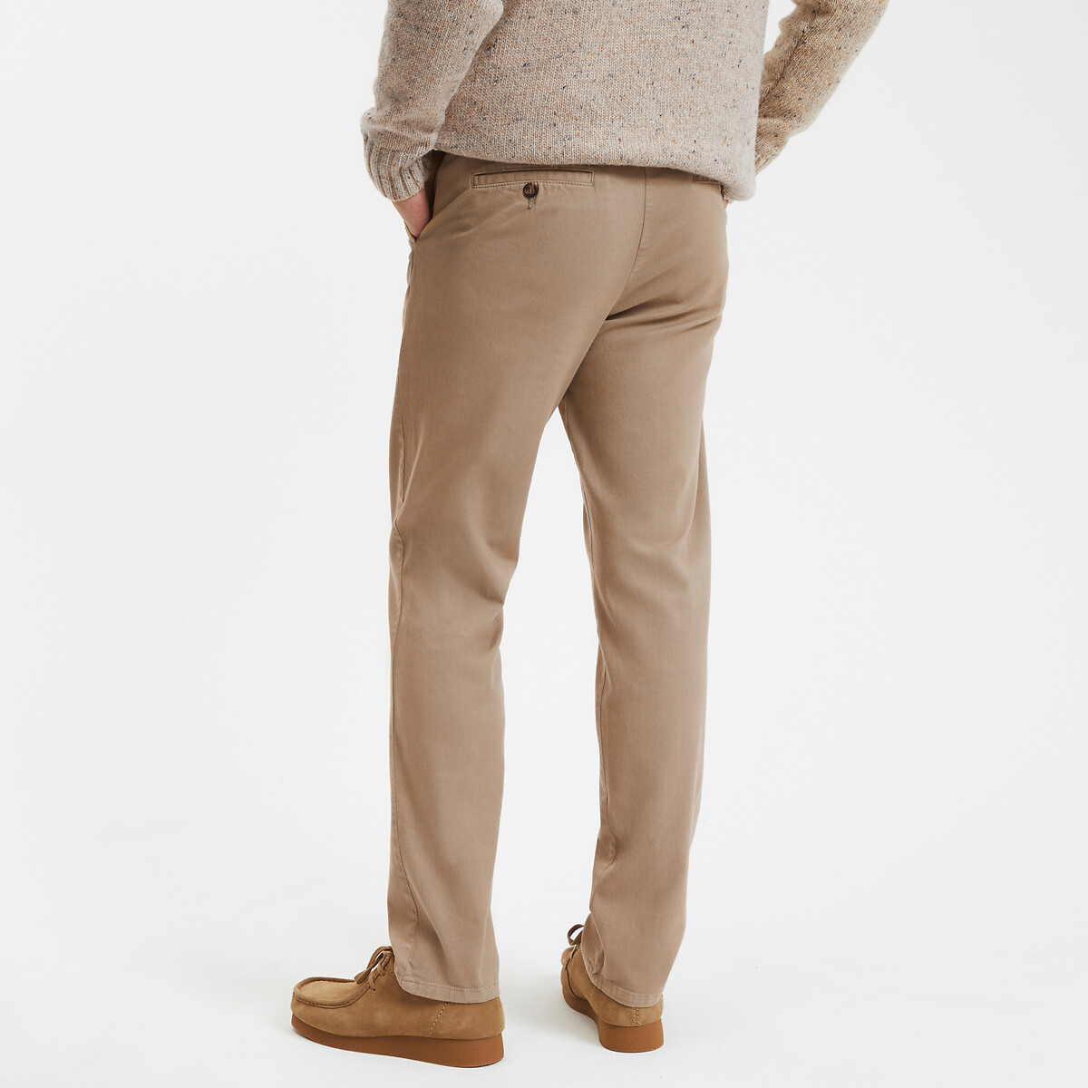 COLEÇÕES LA REDOUTE<br>Cuecas chino regulares, Assinatura FRANÇOIS
