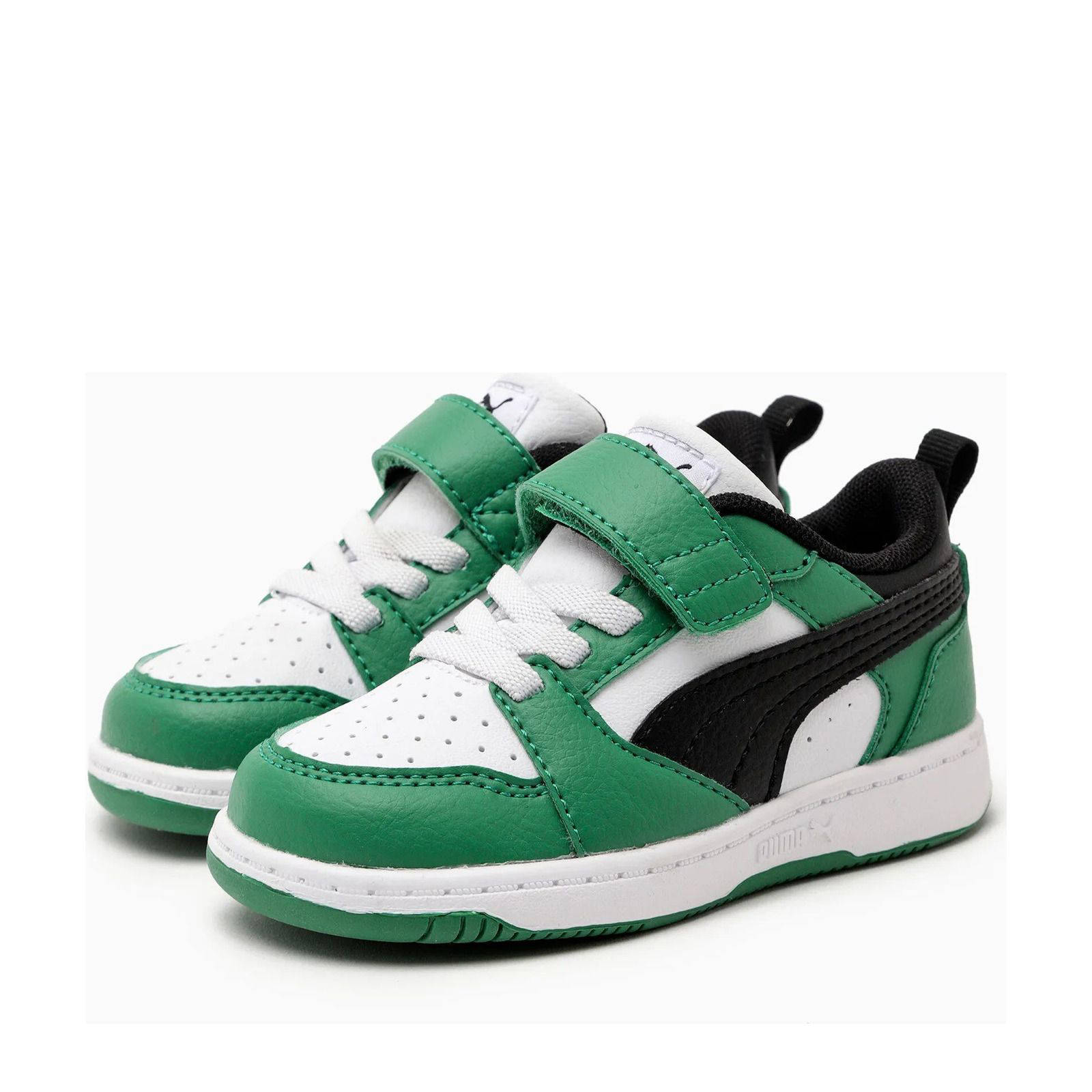 Puma Rebound V6 Lo AC+ Inf  sneakers wit/zwart/groen