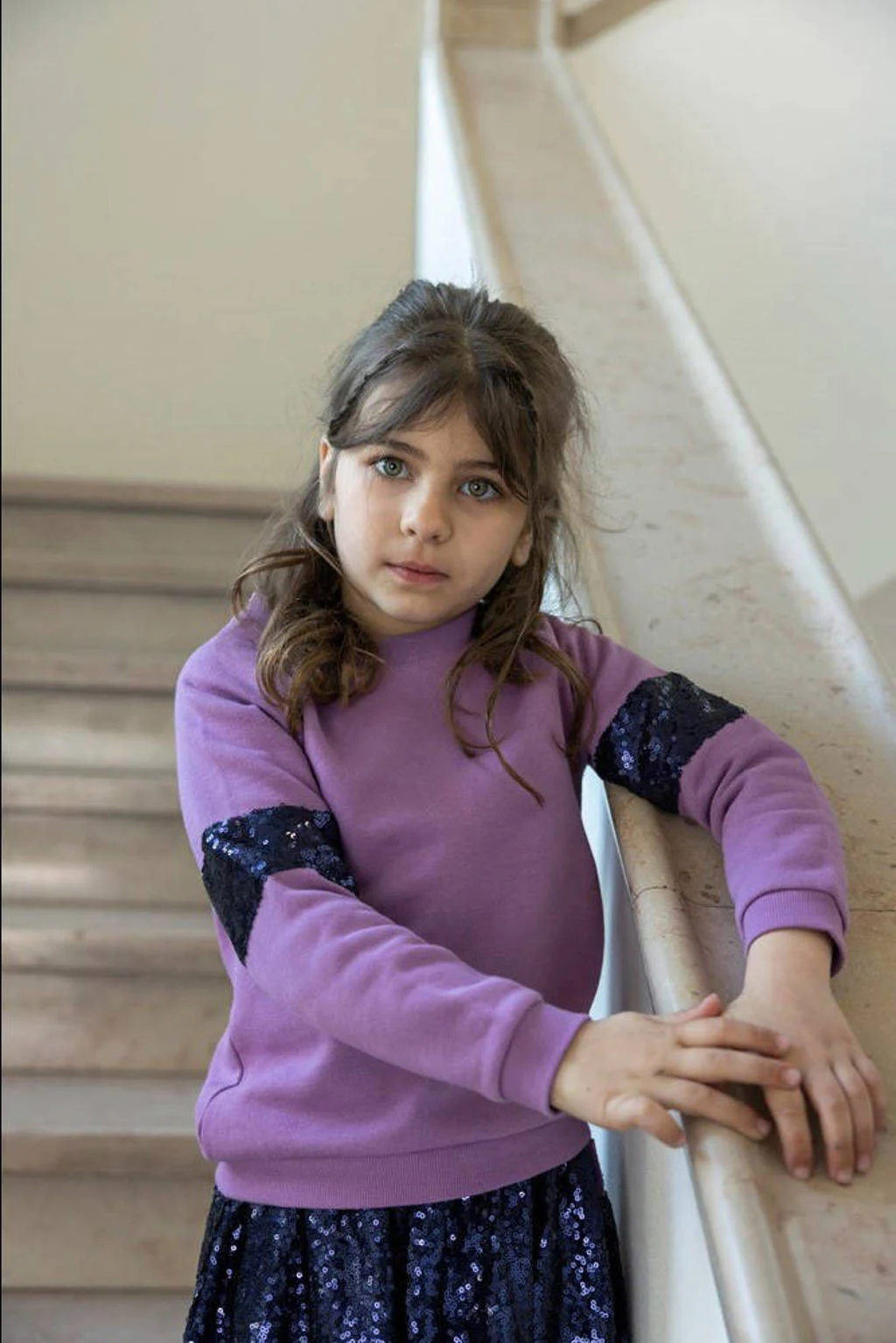 Jubel sweater roze met pailletten