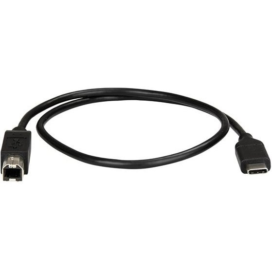 StarTech.com Câble USB-B vers USB-C de 50cm, Câble de Transfert de Données, USB 2.0, USB-C