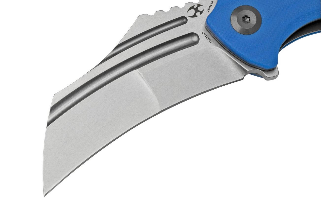 Kansept KTC3, T1031A3 Stonewashed, Dark Blue G10 zakmes, Justin Koch design