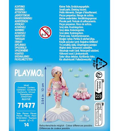 Playmobil SpecialPlus - Meerjungfrau mit Tintenfisch - 14 Teile