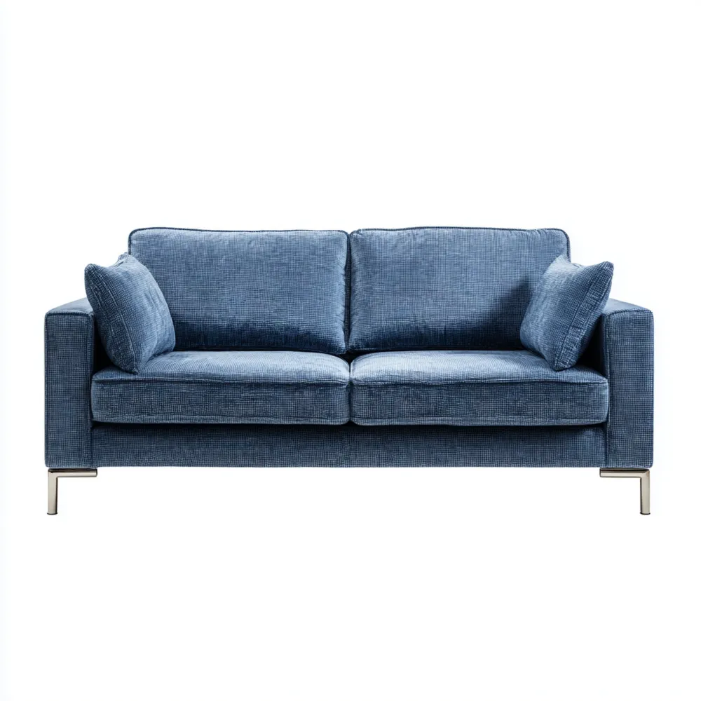 2-Sitzer-Sofa Stoff 150x85x90 cm – Blau – Modernes Design