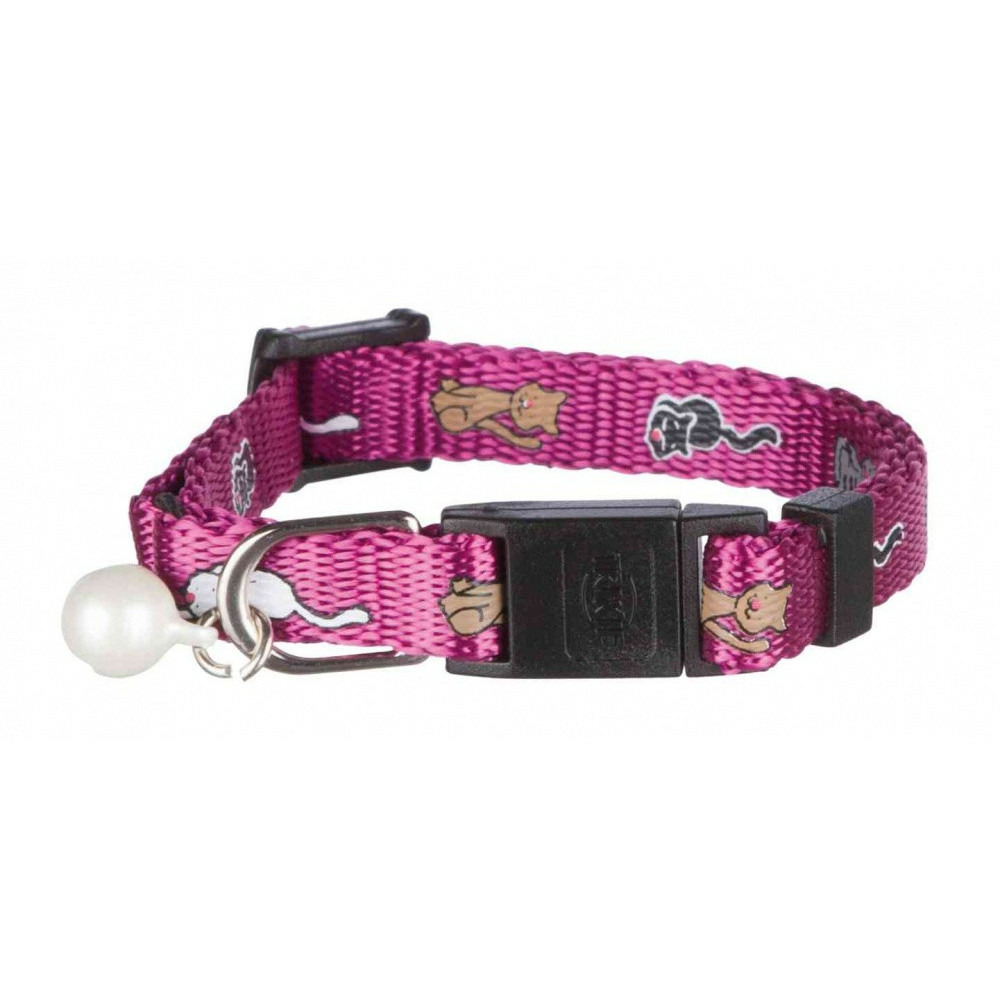 Collier chaton coloris divers