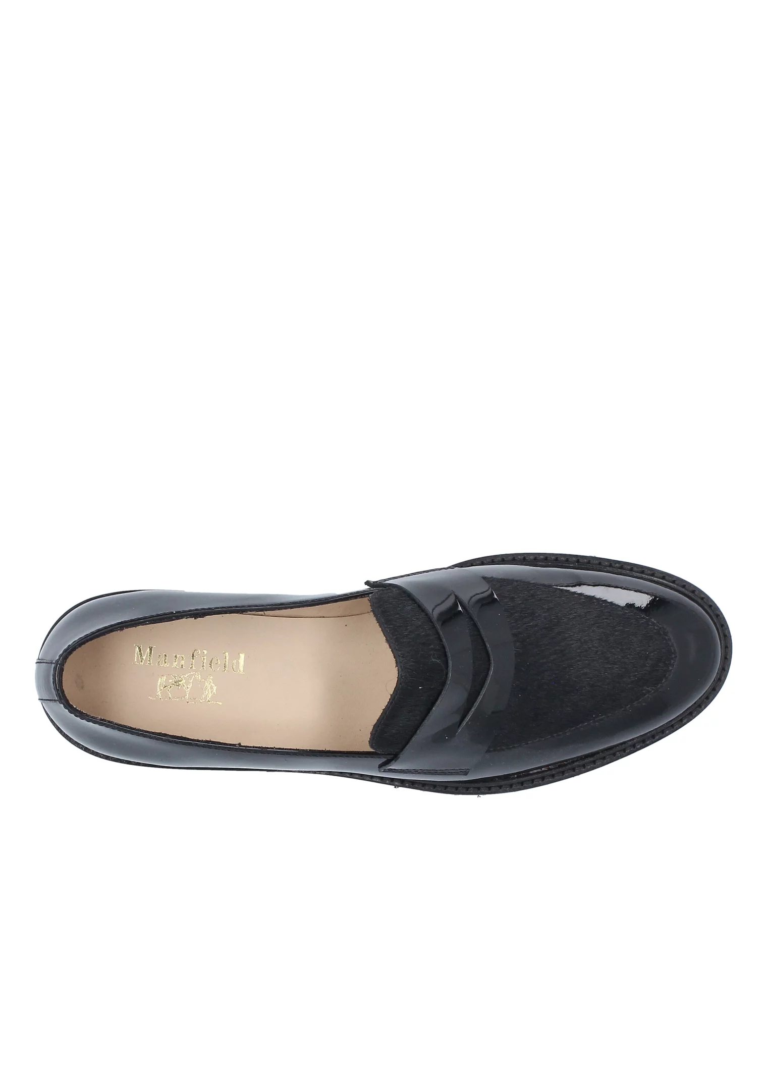 MOCASSIN CAMELIA VERNIS NOIR