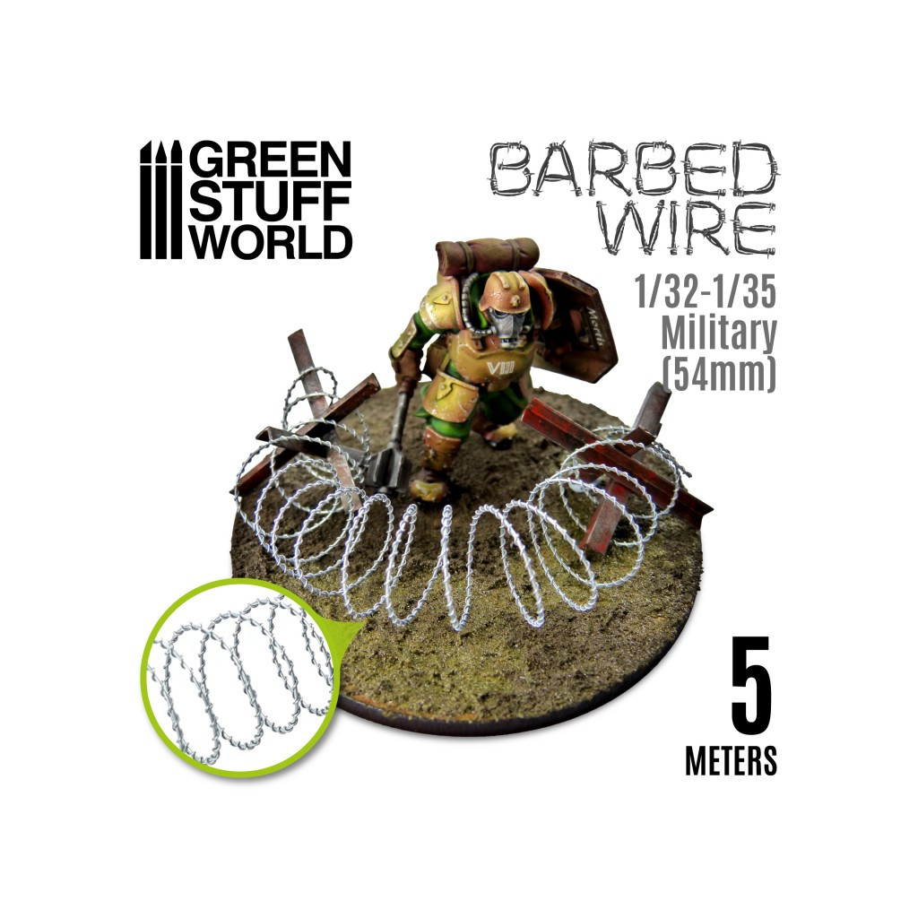 Fil Barbelé - 1/32-1/35 Militaire (54mm)