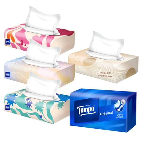 Tempo Taschentücher Trio Box